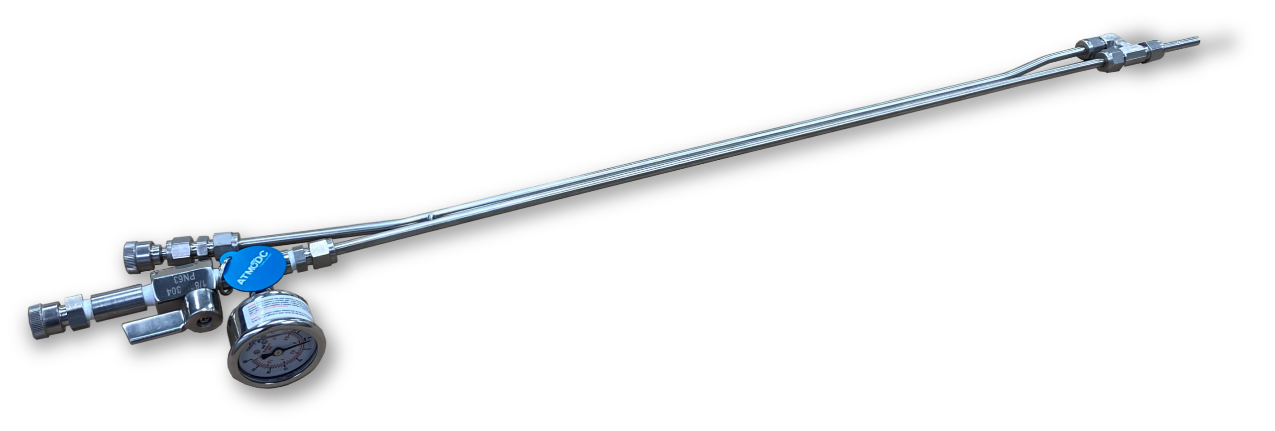 Sonde ATM-SS-P-600-5KIT avec l’adaptateur de dilution 3 installé